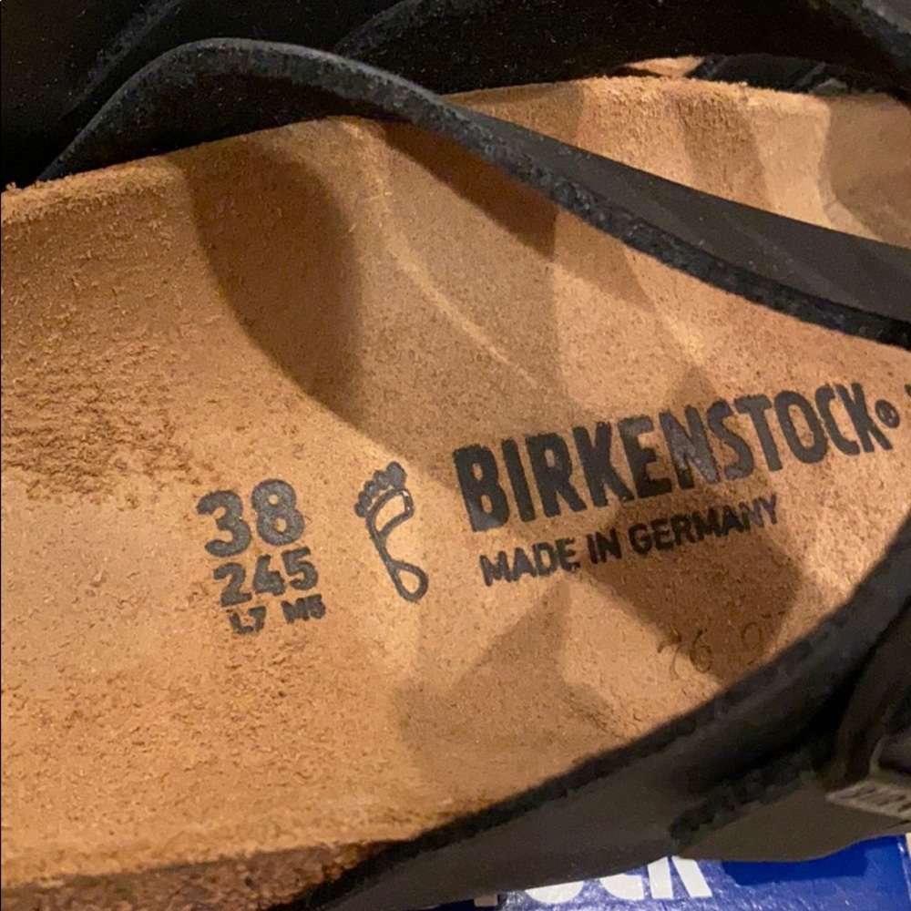 New Birkenstock Salina Black Sandals Size 38 SOLD - Picture 5 of 9